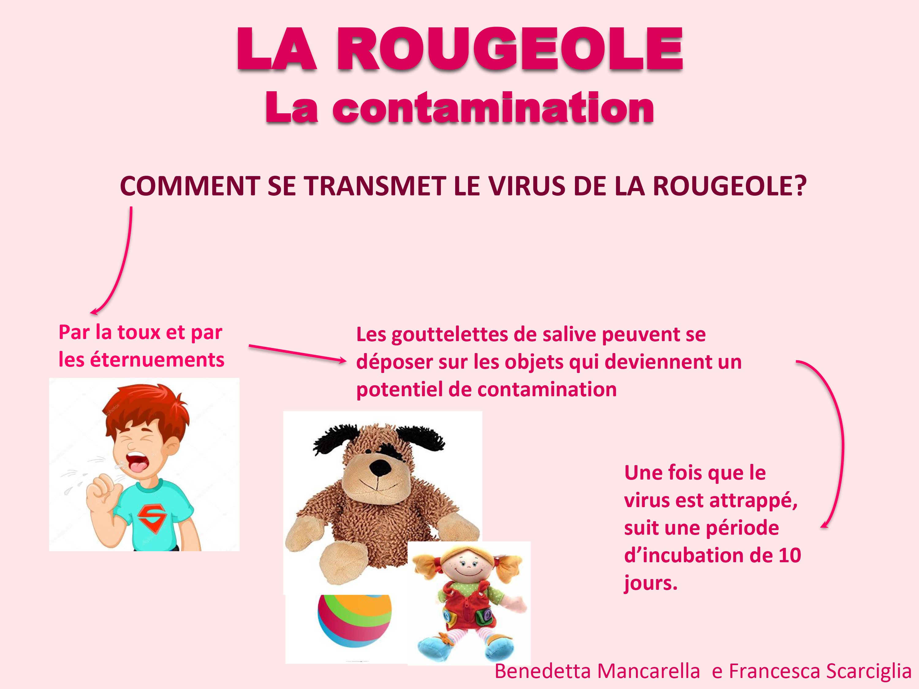 C. CONTAMINATION DE LA ROUGEOLE -